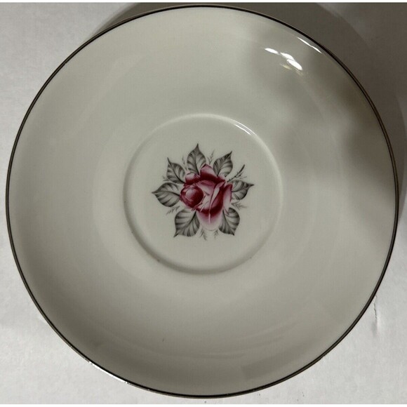 Royal Jackson - Parisienne Normandy Rose - 6" Saucer Plate - Set of 4 plates - Picture 3 of 11